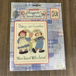 Raggey Ann & Andy Things are Sweeter Counted Cross Stitch Kit 77-106 Janlynn